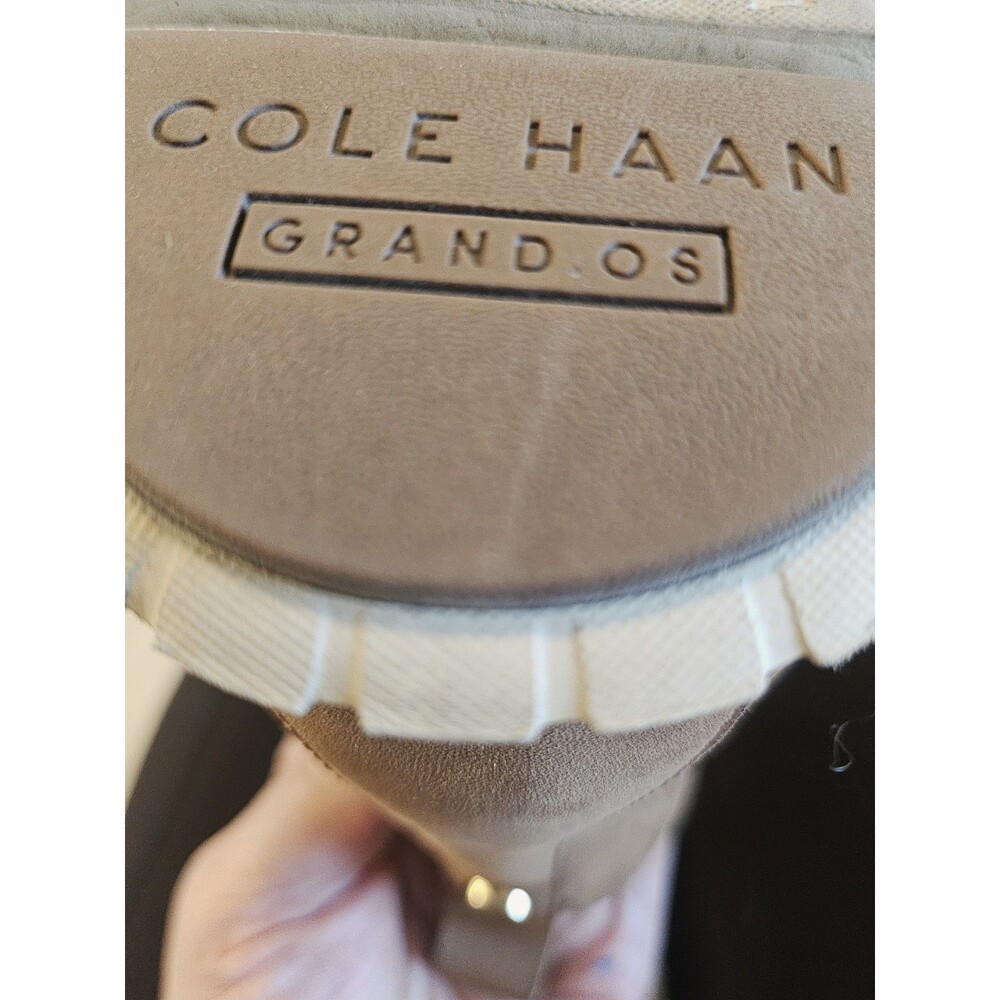 Cole Haan Grand.ØS Zerogrand Waterproof Brown Suede Ankle Bootie Zip 7.5B - Picture 4 of 6